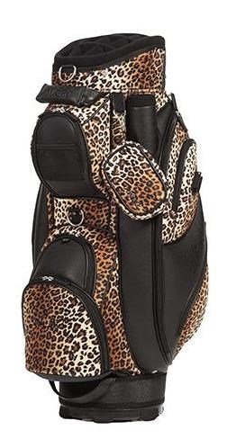 JuCad Style cart bag, zwart/luipaard