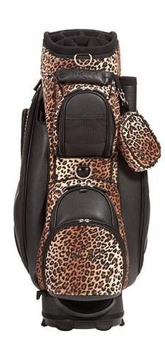 JuCad Style cart bag, zwart/luipaard