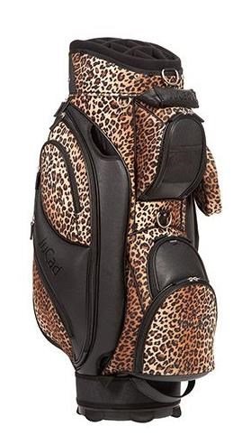 JuCad Style cart bag, zwart/luipaard
