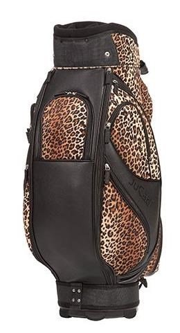 JuCad Style cart bag, zwart/luipaard
