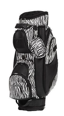 JuCad Style cart bag, zwart/zebra