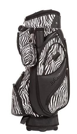 JuCad Style cart bag, zwart/zebra