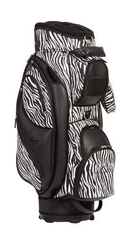 JuCad Style cart bag, zwart/zebra