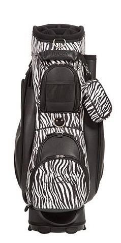 JuCad Style cart bag, zwart/zebra