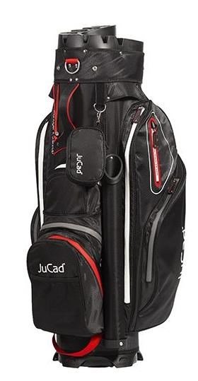 JuCad Manager Waterstop cart bag, zwart/rood/grijs