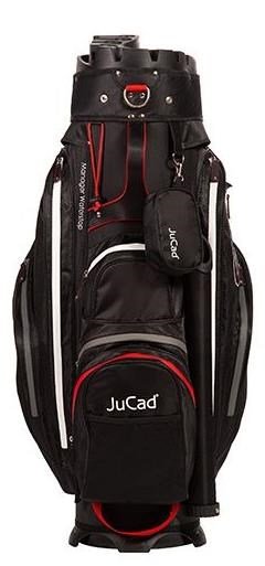 JuCad Manager Waterstop cart bag, zwart/rood/grijs