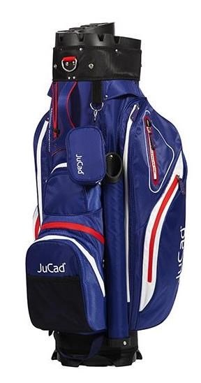 JuCad Manager Waterstop cart bag, blauw/wit/rood