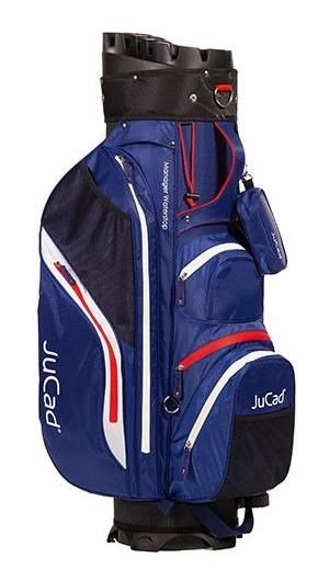 JuCad Manager Waterstop cart bag, blauw/wit/rood