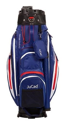JuCad Manager Waterstop cart bag, blauw/wit/rood