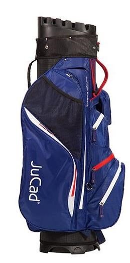 JuCad Manager Waterstop cart bag, blauw/wit/rood