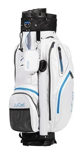 JuCad Manager Waterstop cart bag, wit/blauw/grijs