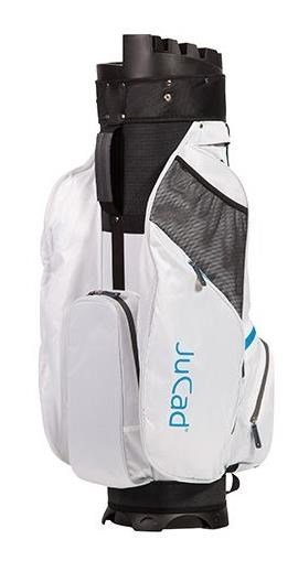 JuCad Manager Waterstop cart bag, wit/blauw/grijs