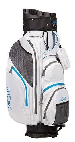 JuCad Manager Waterstop cart bag, wit/blauw/grijs