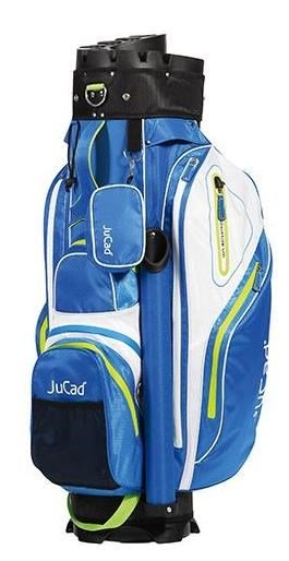 JuCad Manager Waterstop cart bag, blauw/wit/groen
