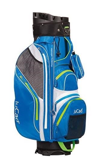 JuCad Manager Waterstop cart bag, blauw/wit/groen