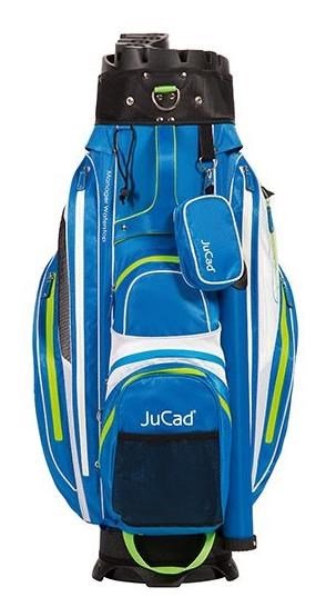 JuCad Manager Waterstop cart bag, blauw/wit/groen