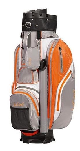 JuCad Manager Waterstop cart bag, lichtgrijs/wit/oranje