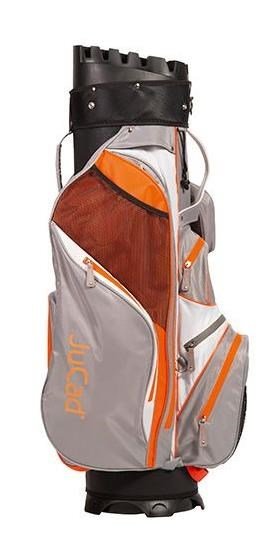JuCad Manager Waterstop cart bag, lichtgrijs/wit/oranje