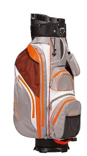 JuCad Manager Waterstop cart bag, lichtgrijs/wit/oranje