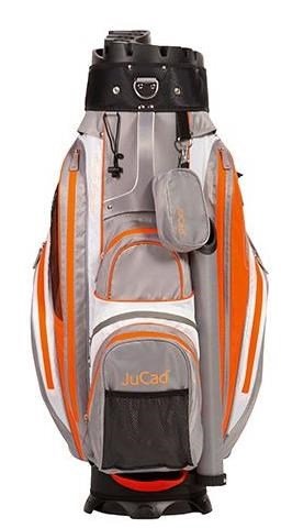 JuCad Manager Waterstop cart bag, lichtgrijs/wit/oranje