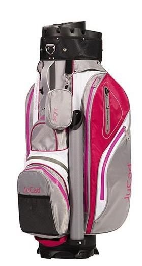 JuCad Manager Waterstop cart bag, lichtgrijs/wit/roze