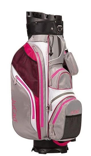JuCad Manager Waterstop cart bag, lichtgrijs/wit/roze