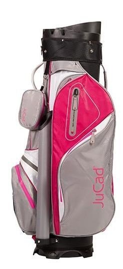 JuCad Manager Waterstop cart bag, lichtgrijs/wit/roze