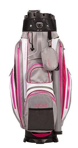 JuCad Manager Waterstop cart bag, lichtgrijs/wit/roze