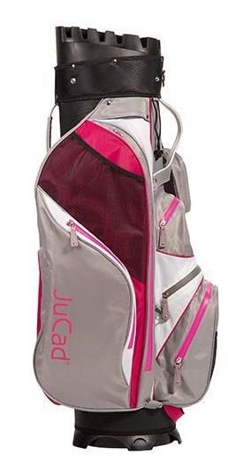 JuCad Manager Waterstop cart bag, lichtgrijs/wit/roze