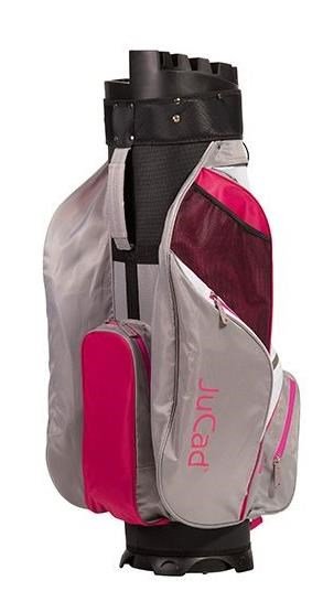 JuCad Manager Waterstop cart bag, lichtgrijs/wit/roze