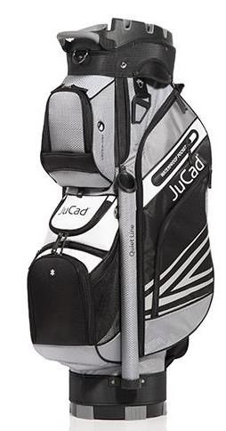 JuCad Quiet Line cart bag, zwart/grijs/wit