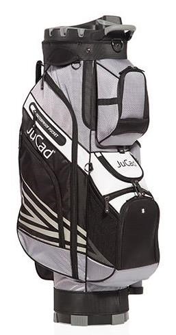 JuCad Quiet Line cart bag, zwart/grijs/wit