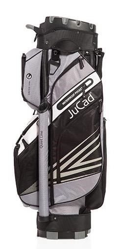 JuCad Quiet Line cart bag, zwart/grijs/wit