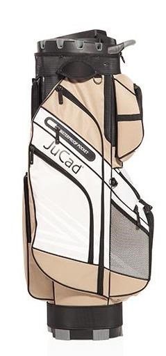 JuCad Quiet Line cart bag, khaki/wit