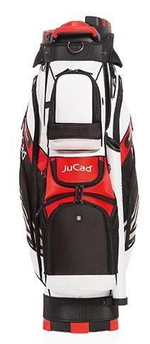 JuCad Quiet Line cart bag, zwart/wit/rood