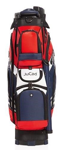 JuCad Quiet Line cart bag, donkerblauw/rood/wit