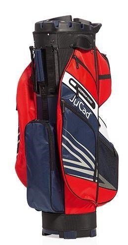 JuCad Quiet Line cart bag, donkerblauw/rood/wit