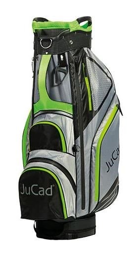 JuCad Sportline cart bag, zwart/grijs/groen