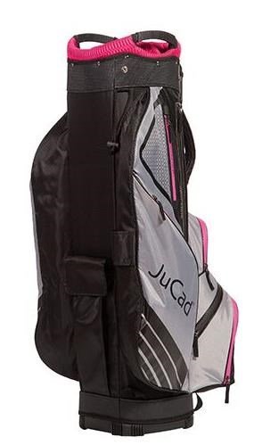 JuCad Sportline cart bag, zwart/grijs/roze