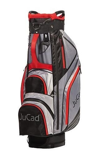 JuCad Sportline cart bag, zwart/grijs/rood