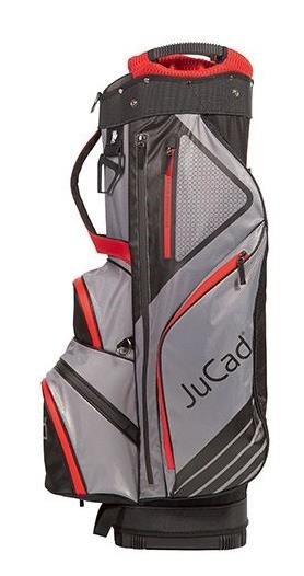 JuCad Sportline cart bag, zwart/grijs/rood
