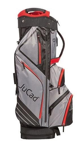JuCad Sportline cart bag, zwart/grijs/rood