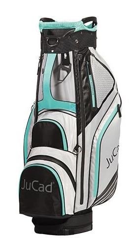 JuCad Sportline cart bag, zwart/grijs/turquoise