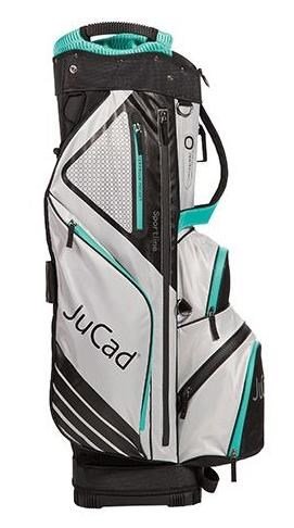 JuCad Sportline cart bag, zwart/grijs/turquoise
