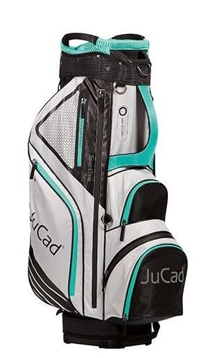 JuCad Sportline cart bag, zwart/grijs/turquoise