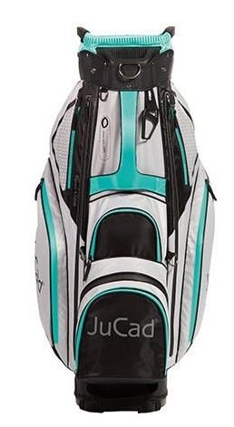 JuCad Sportline cart bag, zwart/grijs/turquoise