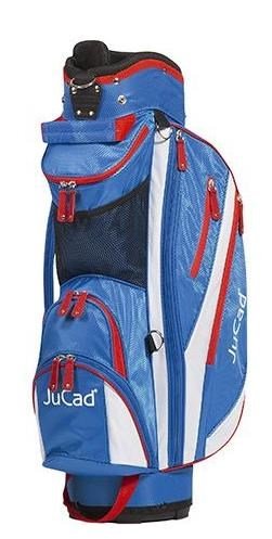JuCad Junior cart bag, blauw/wit/rood