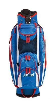 JuCad Junior cart bag, blauw/wit/rood