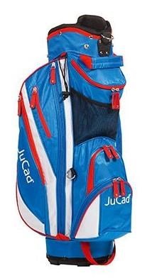 JuCad Junior cart bag, blauw/wit/rood