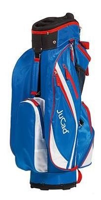 JuCad Junior cart bag, blauw/wit/rood